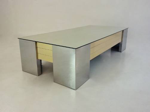 Postmodernist vintage coffee table, 1980`s ca, Italian